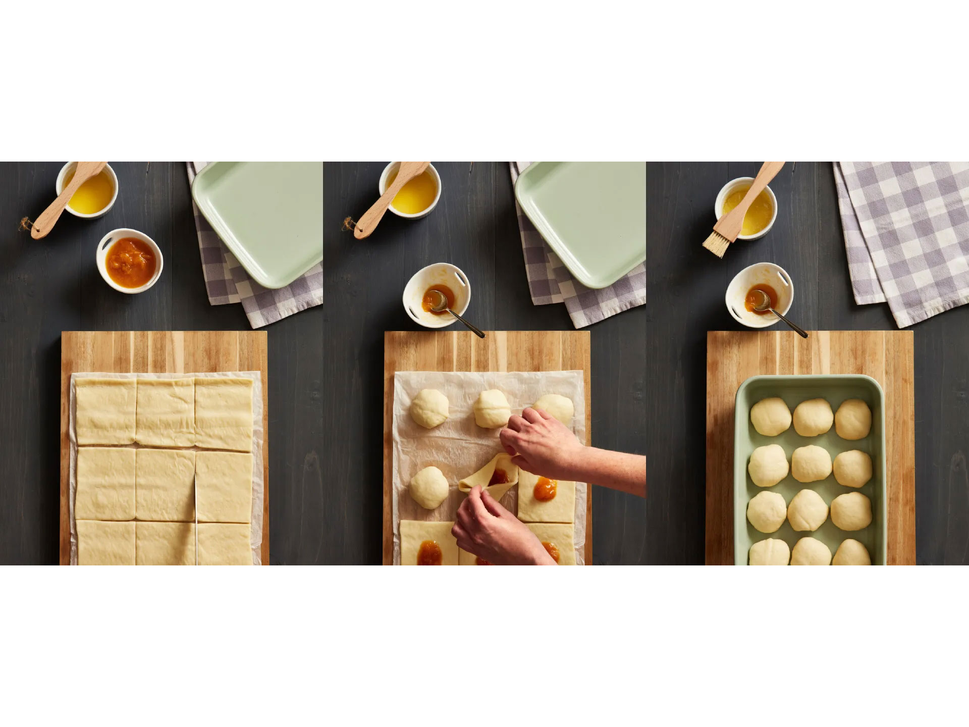 Süße Buchteln aus Hefeteig backen